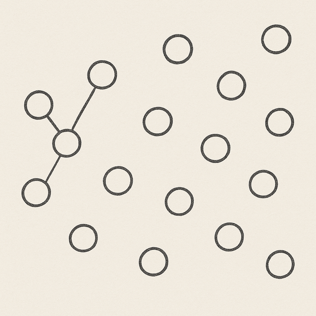 Scattered content across multiple sources